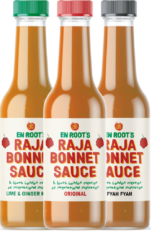 Raja Bonnet Hot Sauce trio